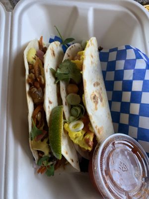 Vegan gringas  at Rascals Run in Bridgewater