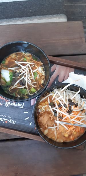 Soup and bowl at my indigo in Salzburg