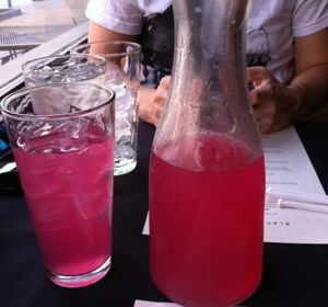 Cactus pear lemonade  at Black Sheep Cafe in Provo