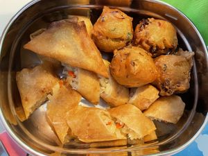 Takeaway side dishes with own container  at Xie Bi An Vegetarian 谢必安素食 in East Singapore