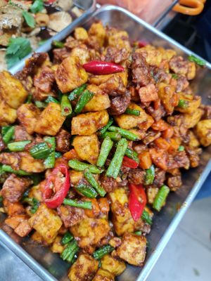 Spicy Tempeh Beancurd ~ 17/8/22 at Xie Bi An Vegetarian 谢必安素食 in East Singapore