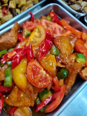 Sweet and Sour Pork ~ 17/8/22 at Xie Bi An Vegetarian 谢必安素食 in East Singapore