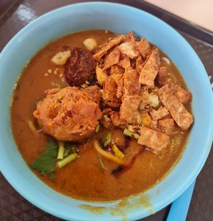 $4 Yummy Mee Rebus ~ 19/8/22 at Xie Bi An Vegetarian 谢必安素食 in East Singapore