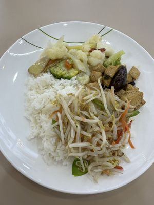 3 sides  at Xie Bi An Vegetarian 谢必安素食 in East Singapore