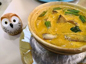 Vegetarian Curry Fish  at Xie Bi An Vegetarian 谢必安素食 in East Singapore
