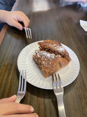 The owner even gave us two pieces of cake ^^   at KAZRO DELI KAMAKURA in Kamakura