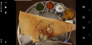Jain masala dosai at Vege Herb Saga in Tokyo