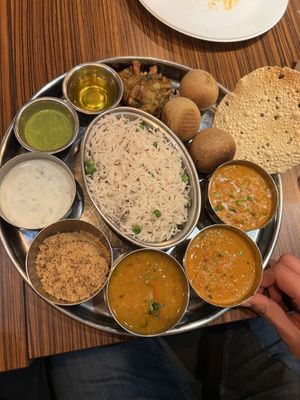 Thali   at Vege Herb Saga in Tokyo
