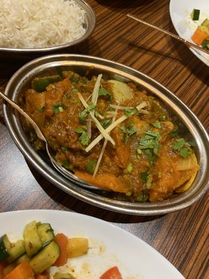 Mixed veggie curry  at Vege Herb Saga in Tokyo