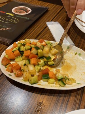Cucumber salad   at Vege Herb Saga in Tokyo