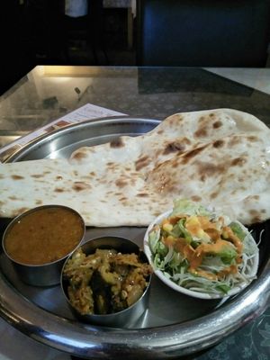 Lunch set. 880k included chai tea at Vege Herb Saga in Tokyo