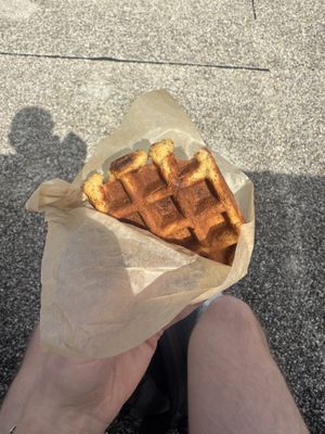 Earl grey waffle  at BILL & BEN Hamaguchi in Nagasaki