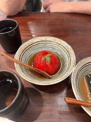 tomato in red wine -side dish  at Hoshina 穗科 - Songshan District in Taipei
