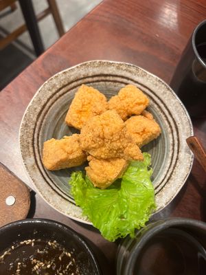 popcorn tofu - side dish  at Hoshina 穗科 - Songshan District in Taipei