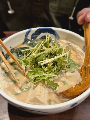 Oat milk miso udon at Hoshina 穗科 - Songshan District in Taipei