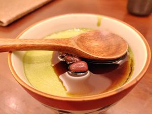 Green tea pudding at Hoshina 穗科 - Songshan District in Taipei