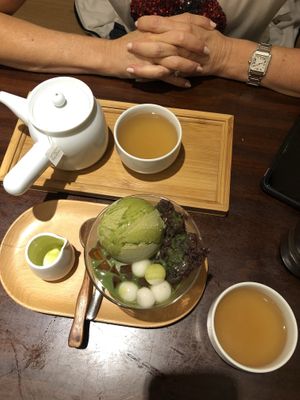 The matcha ice cream was outstanding  at Hoshina 穗科 - Songshan District in Taipei