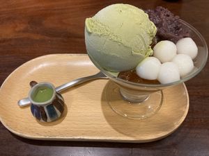 Uji matcha anmitsu at Hoshina 穗科 - Songshan District in Taipei