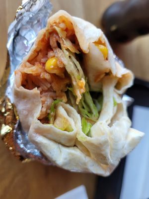 Vegan burrito at Los Tacos in Fredrikstad