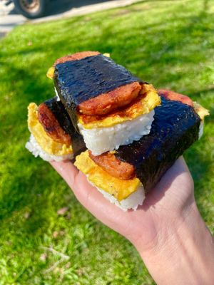 Spam & Egg Musubi at Lucky Catsu - Take Out Kitchen in Los Angeles