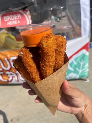 Catsu Cheese Sticks at Lucky Catsu - Take Out Kitchen in Los Angeles