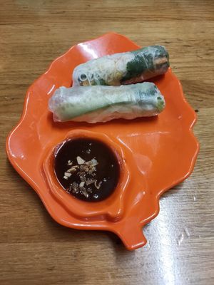 Sommerrollen (vegan, mit Tofu) at Coco Viet in Cologne