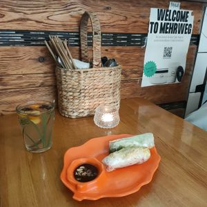 Tofu summer rolls at Coco Viet in Cologne