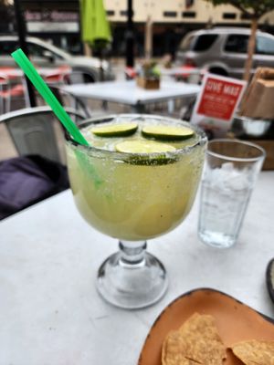 Giant Mas Margarita at Mas Taco Bar in Sacramento