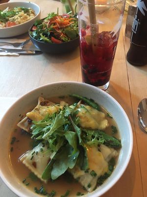 Maultaschen überbacken mit Käääse   at Virtshaus in Ulm