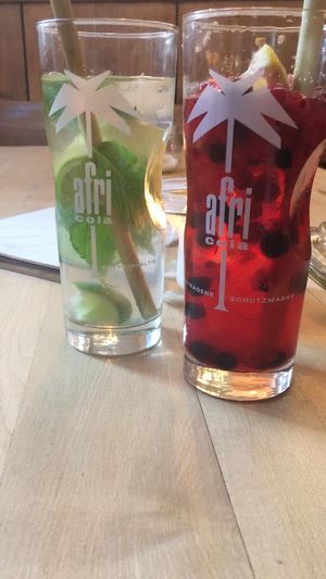 Grüne und rote Hauslimonde  at Virtshaus in Ulm