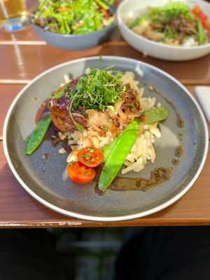 Rostbraten mit Spätzle at Virtshaus in Ulm