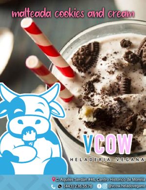 Malteada de cookies And Cream  at VCOW in Morelia