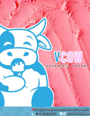 Helado de fresa  at VCOW in Morelia