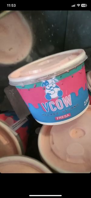 Helado de fresa   at VCOW in Morelia