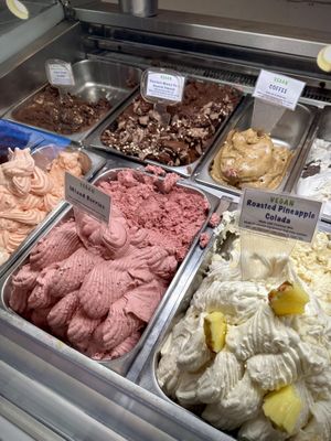 Vegan Gelato Selection  at Gelato and Angels in Manhattan Beach