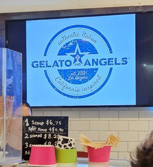  at Gelato and Angels in Manhattan Beach