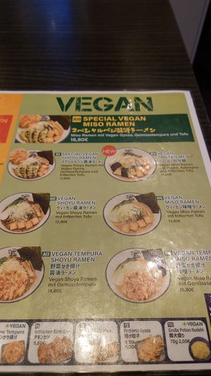 Aktuelle Speisekarte at Takumi 4th in Dusseldorf