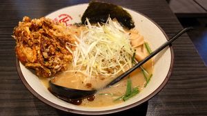 Tempura Shoyu Ramen at Takumi 4th in Dusseldorf