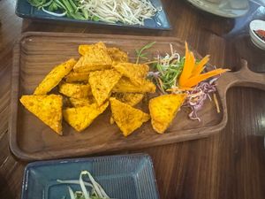 Braised tofu  at Diệu Hạnh  in Ho Chi Minh City
