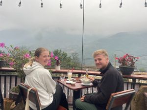 guests at Village Pub & Cafe in Lao Cai