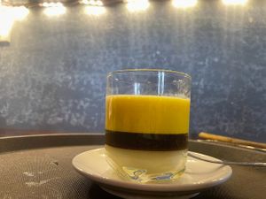 egg coffee at Village Pub & Cafe in Lao Cai