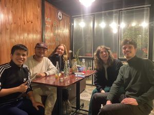 guests at Village Pub & Cafe in Lao Cai