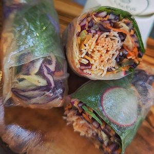 Summer Rolls   at Mebs Veg in Cork