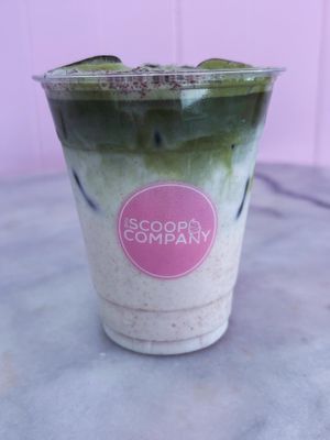 Banana bread matcha  at The Scoop Company in Warlingham