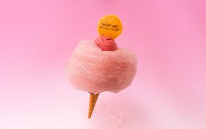 Candyfloss cone  at The Scoop Company in Warlingham