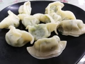 dumplings at Fuxing Tai Yue Sushi Guan - 福幸台越素食館  in Hualien