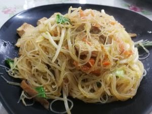 vermicelli veggie dish at Fuxing Tai Yue Sushi Guan - 福幸台越素食館  in Hualien