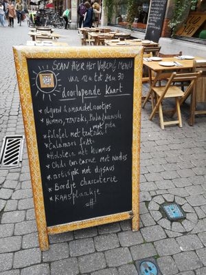 Menu at Sud Sud Bistro in Leuven