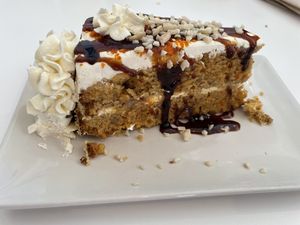 Tarta de zanahoria   at La Huella Vegana - ES Visuals in Andorra La Vella