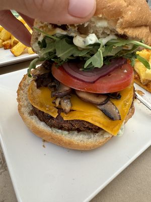 Hamburguesa   at La Huella Vegana - ES Visuals in Andorra La Vella